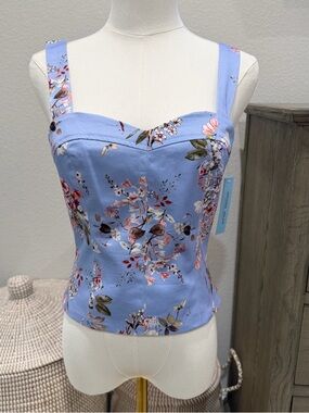 NWT Antonio Melani Women's Floral Print Top Size 2